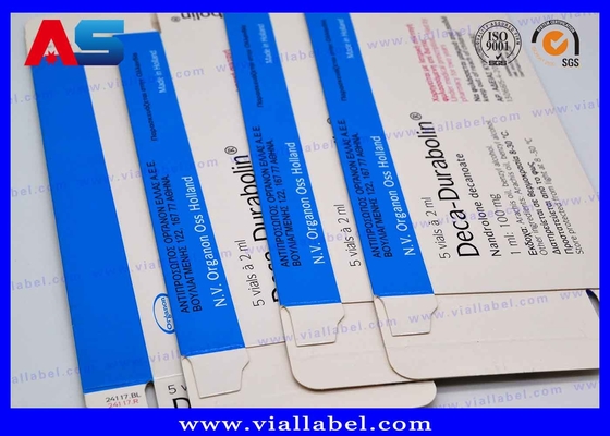 5 Vials 2ml Pharmaceutical Packaging Box Printing And Paper Glass Ampoule