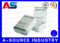 CMYK Medication Small Pill Pharmaceutical Boxes White Metallic Spot UV Printing