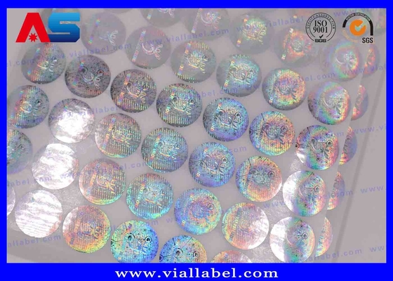 Custom 3d Holographic Tamper Evident Security Label 20mm Anti Counterfeiting Security Code Sticker Label