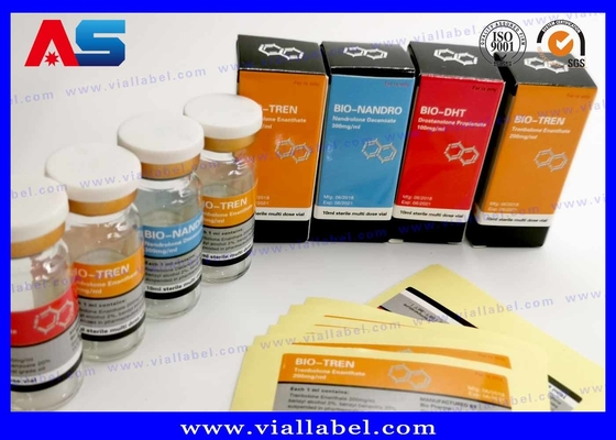 Factory Price ! 10ml Vial Boxes , Adhesive Labels And Glass Bottle,  Free Design , Free Sample