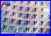 Custom Scratch 3D Holographic Sticker QR Code Label Printing And Color Variable