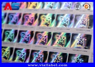 Custom Scratch 3D Holographic Sticker QR Code Label Printing And Color Variable