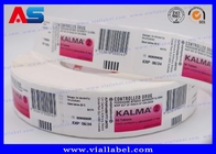 Adhesive Pharmaceutical Glass Vial Labels , 15ml Plastic Bottle Labels Custom Printing