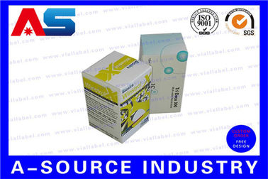 Glossy / Matt Bio Custom 10mL Vial Box Cardboard Moving Boxes For Lab Test boxes for vials