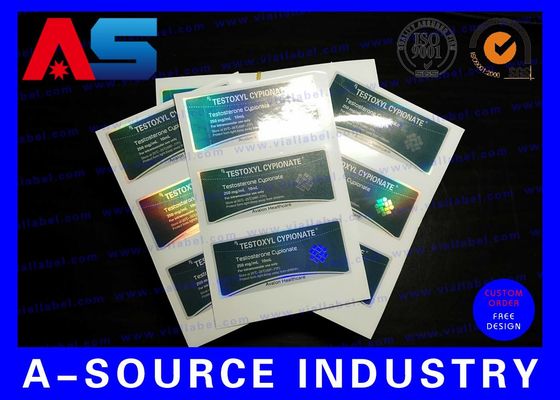 Matt Finish Waterproof Plastic Pharmacy Bottle Labels Stickers For peptides / Tirz