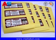 Waterproof 10ml Vial Label Sticker Printing White Full Color