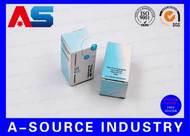Acheter Peptide Vial Storage Box Matt Finish Anti - Fake Blue White Printing for bodybuilding packaging