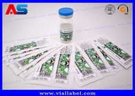 10ml Custom Vial Medicine Label Printing Strong Adhesive And Waterproof