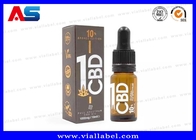 Custom CBD Glass 10ml Vial Storage Box Pharmaceutical Oil Vial Box Printing
