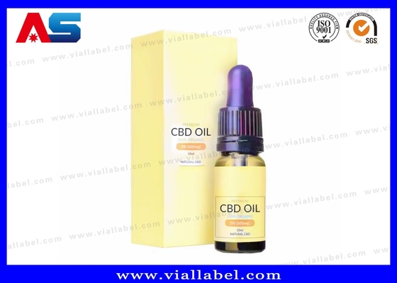 Custom CBD Glass 10ml Vial Storage Box Pharmaceutical Oil Vial Box Printing
