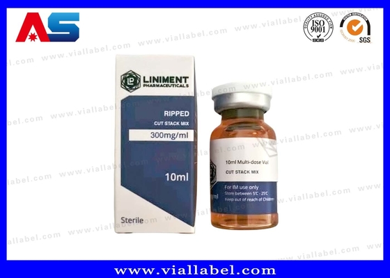 Peptide Injection Bottle Labels Printing Of 2ml Bottle And 1ml Ampoule