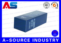 10ml Vial Storage Box Matt Finish Carton Paper Blue WIth UV Spot Braille Box white cardboard box