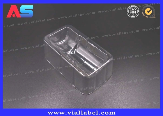 10ml Vial Bottle Packaging Clear Plastic Vaccine Medical Tray , Injection Vial Blister Packaging