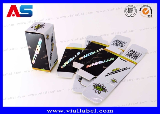 Injection Paper Box 10ml For YK11 4 Mg 50 Tabs , Customized Injection Vial Box Printing