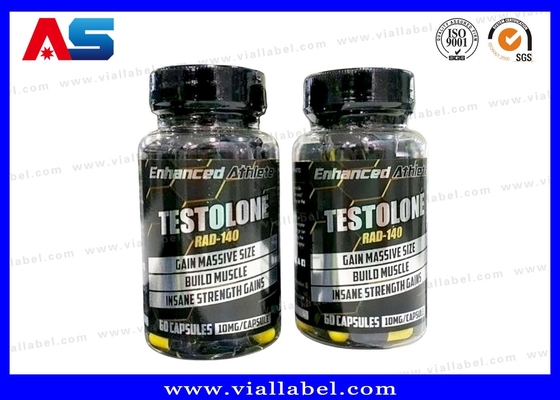 Printed RAD-140 Tablets Bottle Label Custom Pill Bottle Sticker Printing Factory