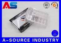 Sarms 100IU Kit Pharmacy Label Box Silver Foil Laser Hologram Printing ,2ml Vial Hcg Peptide Pill Medicine Box Labels