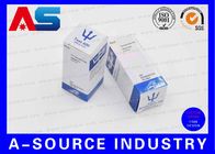 Laser Holographic Metallic Injectable Peptide 10ml Vial Boxes Packaging 25 * 25 * 60mm