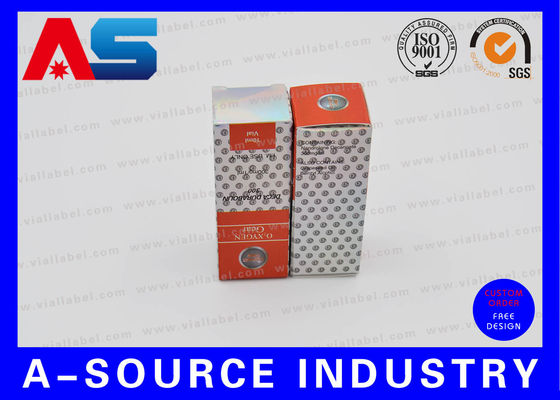 Medicine Custom Printed Boxes Pharmaceutical Vial Boxes Hologram With Labels For peptides