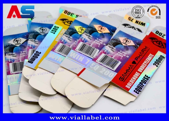 Customized 10ml Vial Boxes With Holographic Printing And Matt Varnish Finish