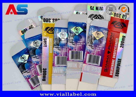 Customized 10ml Vial Boxes With Holographic Printing And Matt Varnish Finish