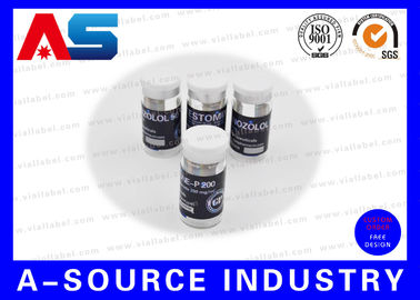 Adhesive Scratch Off Vial Stickers Holographic Printing Custom Design
