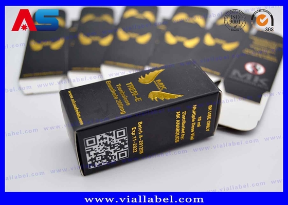 Customized 10ml Vial Boxes With Matt And Glossy Laminated Overlay