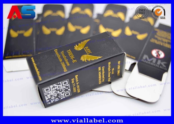 Customized 10ml Vial Boxes With Matt And Glossy Laminated Overlay