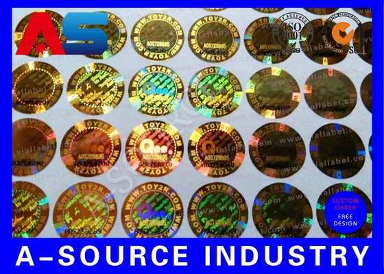 Design Void Custom Holographic Stickers For Pharmaceutical Package Strong Adhesive