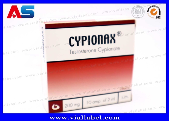CMYK Pharmaceutical Packaging Box For 10 Ampoules of 1ml Ampoule Paper Box And Plastic Tray