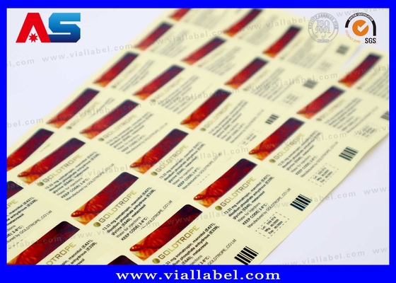 Clear 10ml Vial Stickers Custom Printing Made In China Transparent 10ml Vial Labels Waterproof