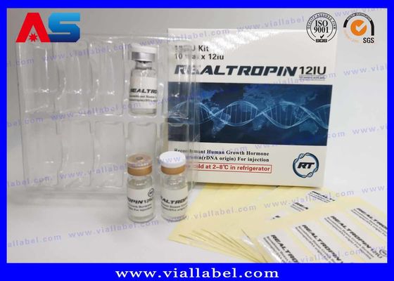 peptides 5mg-30mg Package Paper Pharmaceutical Packaging Box 10 Vials Custom Design