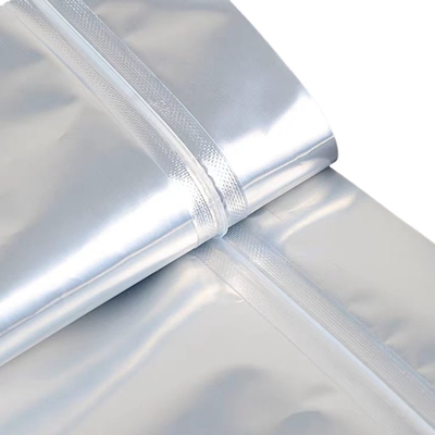 Aluminum Foil Bag MOQ 100pcs Aluminum Silver Zip Lock Pouch For 50 Tablets