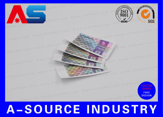 Hologram Adhesive Stickers Label And Box With Custom New Company Name Suitable for Peptide 2ml / 3ml Bottles