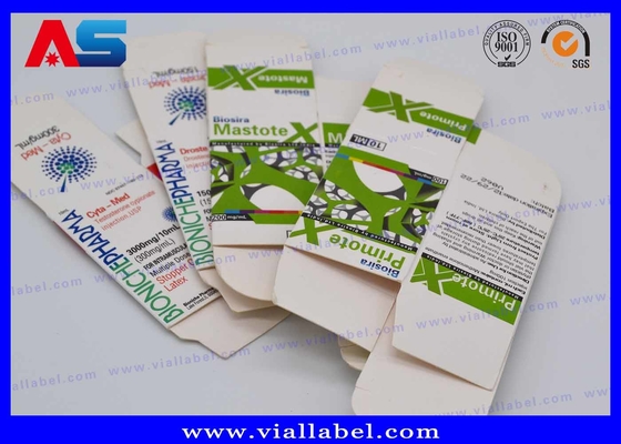 Bio Pharma 10ml Vial Box For Injection Oils Glass Bottles Package Custom Free Design Safe Shipment
