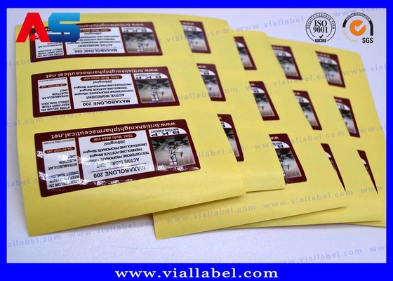 Small Bottle Labels Britishhknight Pharmaceutical Injection Oils Glossy Waterproof Labeling