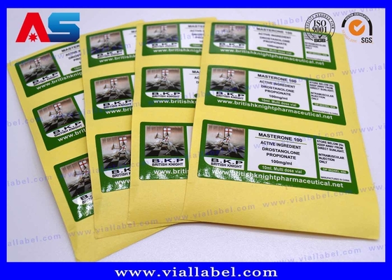 Small Bottle Labels Britishhknight Pharmaceutical Injection Oils Glossy Waterproof Labeling