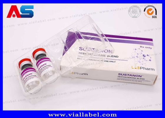 Customizable Plastic Blister Packaging for Pharmaceutical Injections 10ml Box Mock Up Service Available