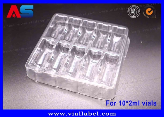 55um PET Transparent Blister Packaging for 10 x 2ml Vials – Ready to Ship, Durable, Eco-Friendly, Factory Direct