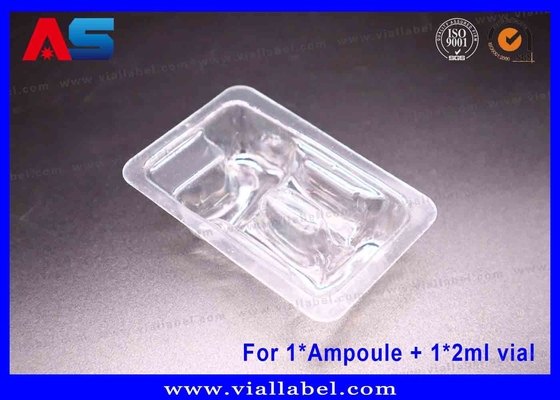 Clear PET Blister Tray – Dual-Chamber Secure Packaging for 1ml Ampoule & 2ml Vial | ISO-Certified, 12+ Years Export Expertise