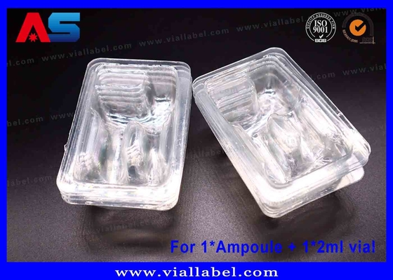 Clear PET Blister Tray – Dual-Chamber Secure Packaging for 1ml Ampoule & 2ml Vial | ISO-Certified, 12+ Years Export Expertise