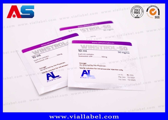 Custom Fitness Supplement Labels for 2ml/8ml/10ml Glass Vials | Tamper-Proof Holographic & Waterproof Printing | 12+ Years Expertise | DDP Shipping & Hassle-Free Compliance