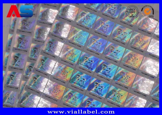 3D Holographic Scratch-off Security Labels for Anti counterfeiting PET Material Customizable