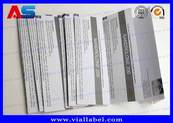 Pharmaceutical Insert Leaflets 70-80g Lightweight Coated Paper Free Design And Sample MOQ 100 sheets