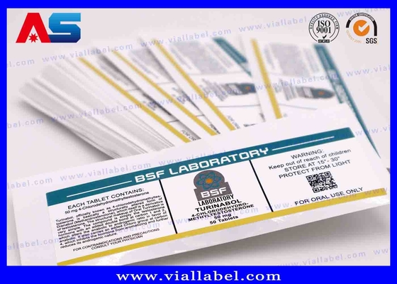 Custom Pharmaceutical Capsule Bottle Label Printing , Bottle Labeling With Free Design Service