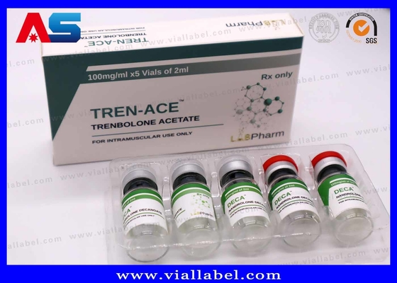 LabPharma Pharmaceutical Printed 10ml Paper Box And Bottle Label With Vial Kit