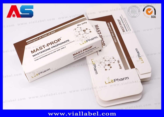 Custom Peptide Storage Box for 2x2ml Vials , Premium Peptide Packaging Box Customized Printing
