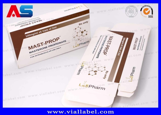 Custom Peptide Storage Box for 2x2ml Vials , Premium Peptide Packaging Box Customized Printing