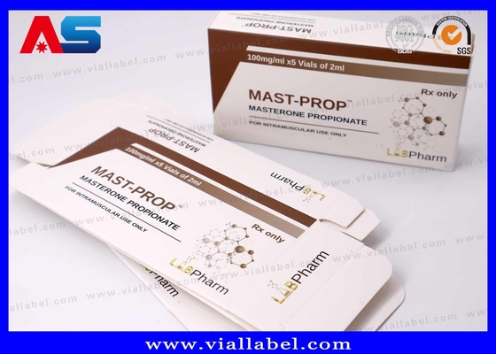 Custom Peptide Storage Box for 2x2ml Vials , Premium Peptide Packaging Box Customized Printing