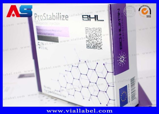 peptides Injection Vial  (2 x 2mL Vials)  Carton Packaging Box For Bodybuilding