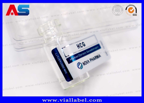 2ml Small Injection Bottle Label , Matt Customized Hcg Vial Label Printing For Pharmaceutical Package